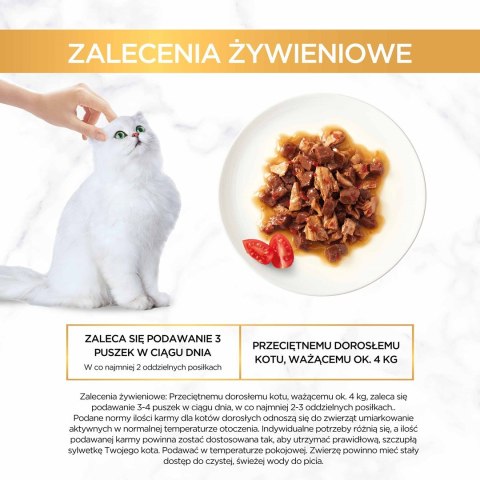 GOURMET GOLD Wołowina z kurczakiem w sosie pomidorowym 85g