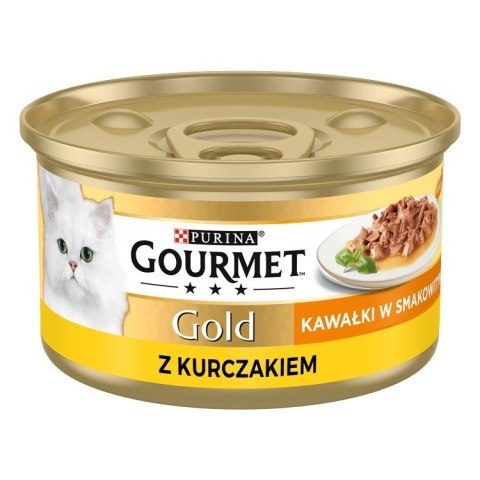 Gourmet Gold Sauce Delights mokra karma dla kota z kurczakiem 85g