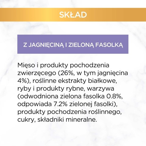 Gourmet Gold Savoury Cake mokra karma dla kota z jagnięcina i zieloną fasolą 85g