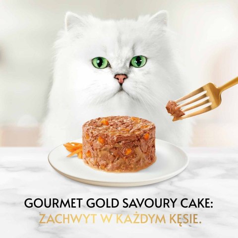 Gourmet Gold Savoury Cake mokra karma dla kota z kurczakiem i marchewką 85g