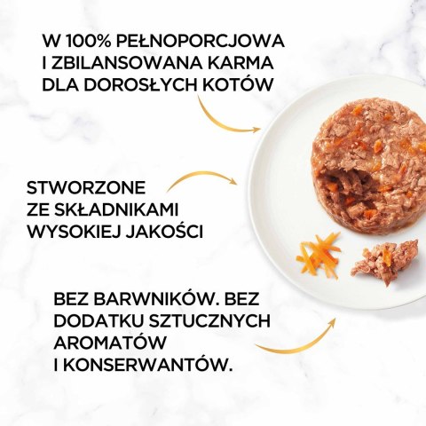 Gourmet Gold Savoury Cake mokra karma dla kota z kurczakiem i marchewką 85g