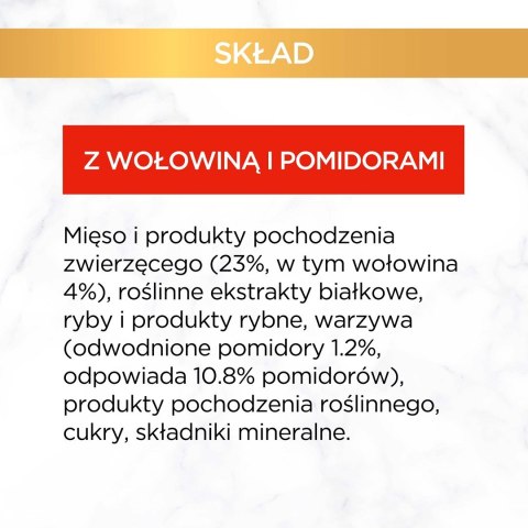 Gourmet Gold Savoury Cake mokra karma dla kota z wołowiną i pomidorami 85g