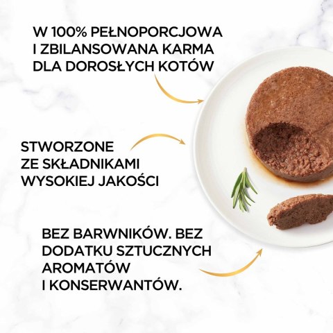 Gourmet Gold mokra karma dla kota mus z wołowiny 85g