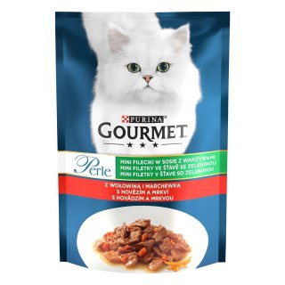 PURINA Gourmet Perle - wołowina, marchewka 85g