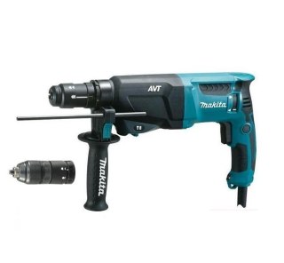 MAKITA.MŁOTOWIERTARKA 800W HR2631FT AVT, 2,4J, DODATKOWY UCHWYT