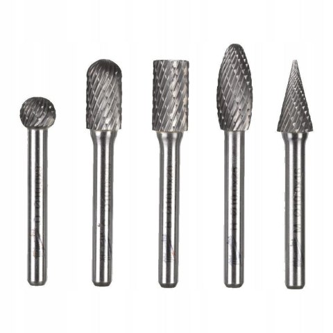 MILWAUKEE FREZY DO METALU 6 x 10mm TCT ZESTAW 5szt.