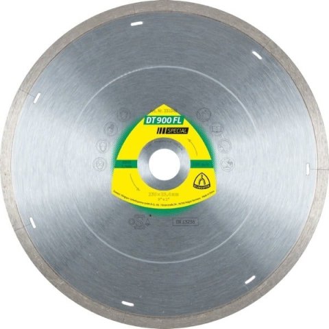 KLINGSPOR TARCZA DIAMENTOWA PEŁNA 200mm x 1,6mm x 30mm DT900FL SUPRA, GRES, SPECIAL,SUCHO, MOKRO