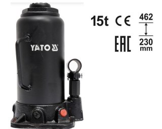 YATO DŹWIGNIK TŁOKOWY HYDRAULICZNY SŁUPKOWY 15T 230-462mm