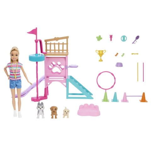 Barbie Plac zabaw piesków + Stacie Zestaw filmowy HRM10 MATTEL