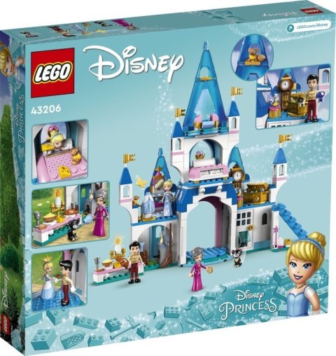 LEGO Disney Princess 43206 Zamek Kopciuszka i księcia z bajki