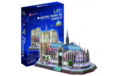 CUBIC FUN LED 306-20509 PUZZLE 3D LED - KATEDRA NOTRE DAME