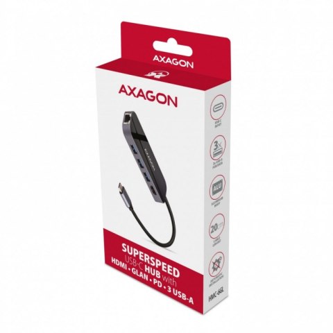 Hub USB AXAGON HMC-6GL