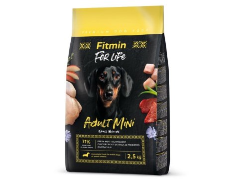 FITMIN Dog For Life Adult Mini - Karma sucha dla psów - 2,5kg