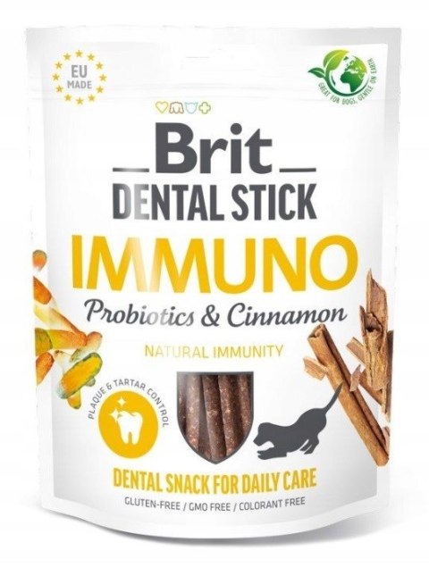 BRIT Dental Stick Immuno Probiotics & Cinnamon - przysmak dla psa - 251 g