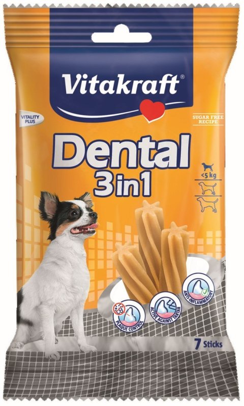 VITAKRAFT DENTAL 3w1 XS przysmak dla psa 70g