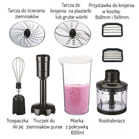 Blender ręczny zestaw 1600W