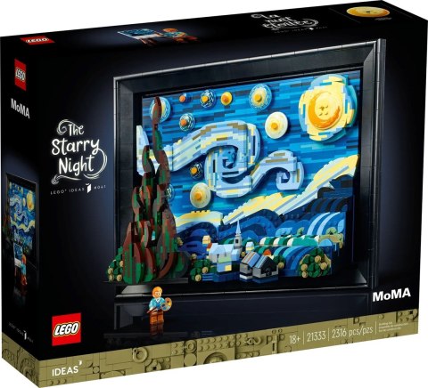 LEGO Ideas 21333 „Gwiaździsta noc" Vincenta van Gogha