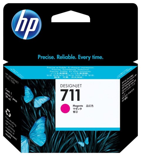 HP Purpurowy wkład atramentowy 711 DesignJet 29 ml