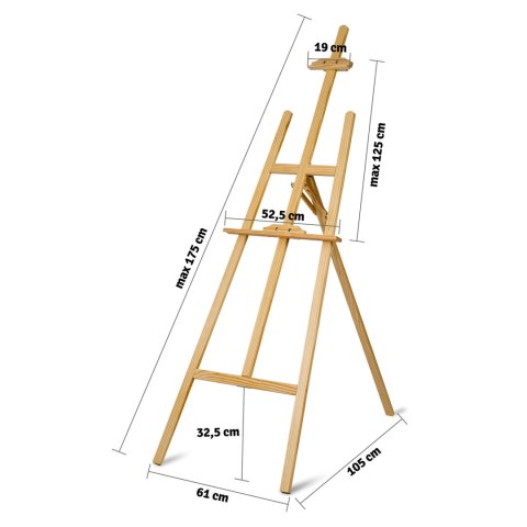 Sztaluga 175cm do malowania Massido MS-989