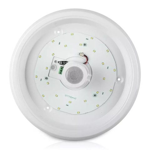 Plafon LED V-TAC SAMSUNG CHIP 12W Czujnik Ruchu VT-13 SKU21808 4000K 900lm 3 Lata Gwarancji