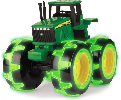 TOMY John Deere traktor Monster świecące opony 46434