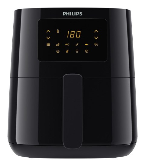 Philips | Frytkownica powietrzna | HD9252/90 Podstawowy | Moc 1400 W | Pojemność 4,1 L | Technologia Rapid Air | Czarny