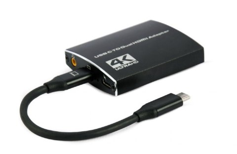 I/O ADAPTER USB-C TO HDMI/DUAL A-CM-HDMIF2-01 GEMBIRD