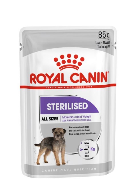 Royal Canin CCN Sterilised Loaf - mokra karma dla psa dorosłego - 12x85g