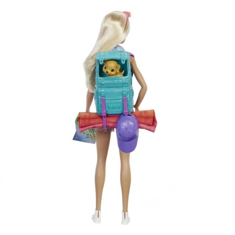 Barbie Kemping Malibu Lalka + akcesoria HDF73 p.4 MATTEL