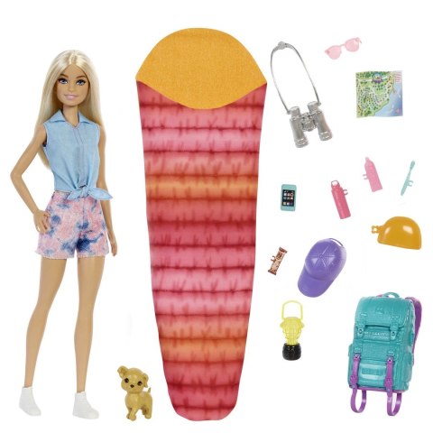 Barbie Kemping Malibu Lalka + akcesoria HDF73 p.4 MATTEL