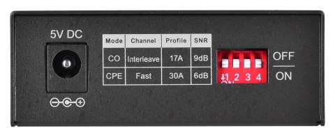 PLANET VC-231 konwerter sieciowy 100 Mbit/s Czarny