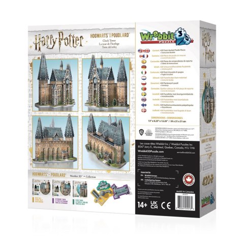 Wrebbit Puzzle 3D 420 el Hogwarts Clock Tower