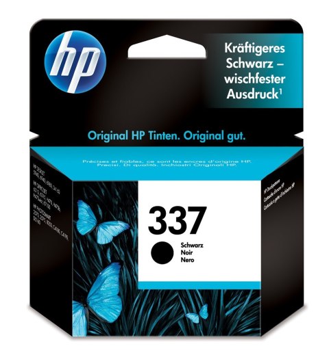 HP 337 BLACK ORIGINAL INK/EN/PL/HU/CZ/SL CARTRIDGE