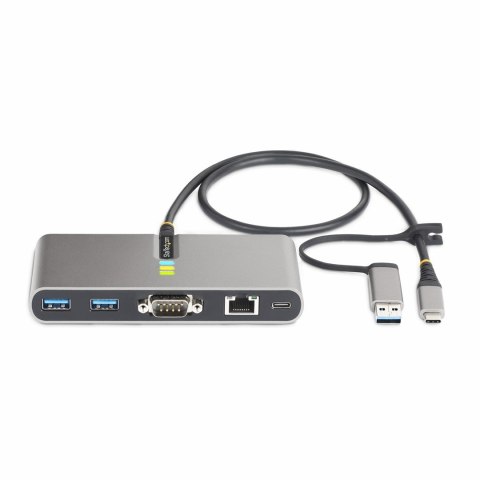 StarTech.com 5G2A1SGBB-USB-C-HUB stacja dokująca Przewodowa USB 3.2 Gen 1 (3.1 Gen 1) Type-C Szary