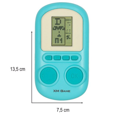 Gra elektroniczna zręcznościowa konsola przenośna niebieski