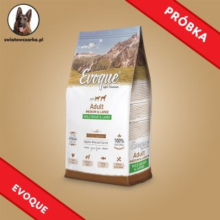 PRÓBKA Evoque Adult Dziczyzna z jagnięciną Medium&Large Super Premium150g