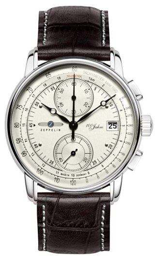 Zegarek Męski Zeppelin 100 Yahre Chronograph 8670-1 + BOX