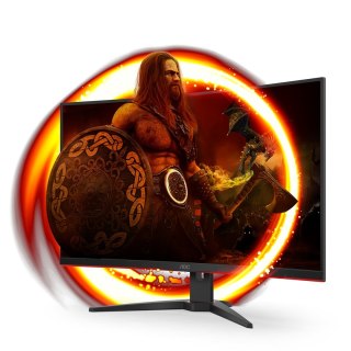 AOC G2 C32G2ZE/BK monitor komputerowy 80 cm (31.5") 1920 x 1080 px Full HD LED Czarny, Czerwony