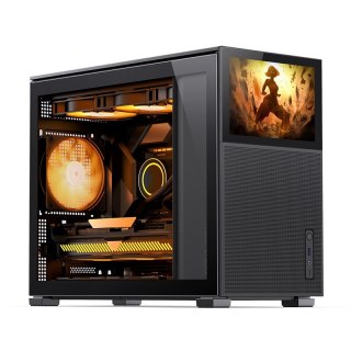 Jonsbo D31 MESH Screen Obudowa Micro-ATX, Szkło Hartowane - czarna