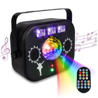 LIGHT4ME MULTIBOX multiefekt LED kula disco laser