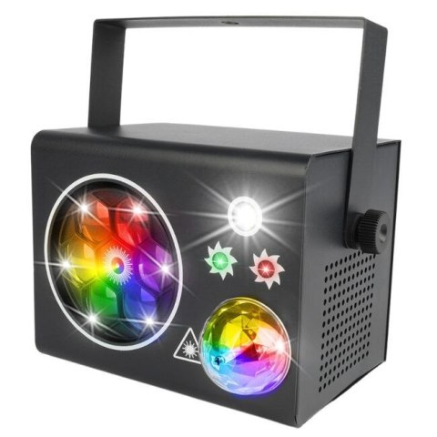 LIGHT4ME PARTY BOX V2 efekt disco LED ball laser