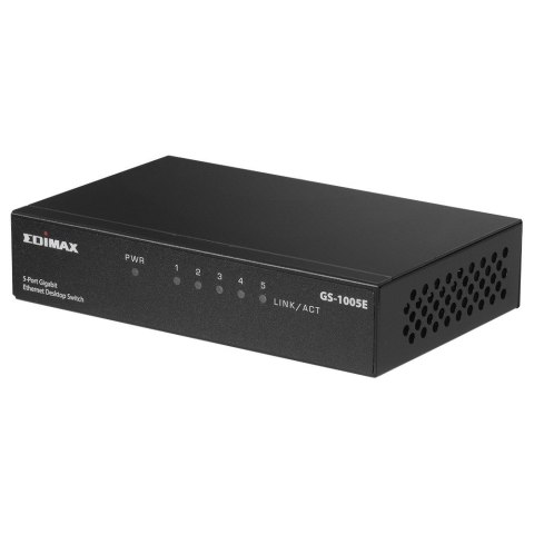 Edimax GS-1005E łącza sieciowe Nie zarządzany Gigabit Ethernet (10/100/1000) Czarny