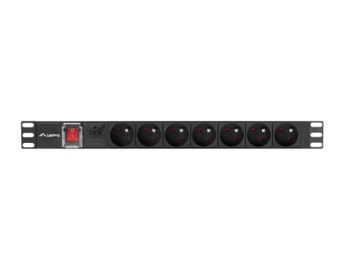 LANBERG LISTWA ZASILAJĄCA RACK PDU (1U,16A,7X 230V,2M)