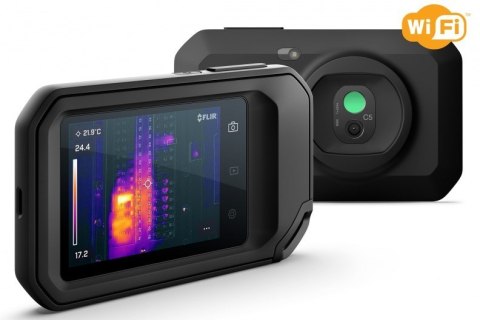 Kompaktowa kamera termowizyjna z technologią poprawy obrazu MSX FLIR z Wi-Fi i łącznością w chmurze 160x120px do 400stC