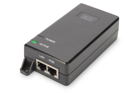 Zasilacz/Adapter PoE+ 802.3at aktywny max. 55V 30W 10/100/1000Mbps