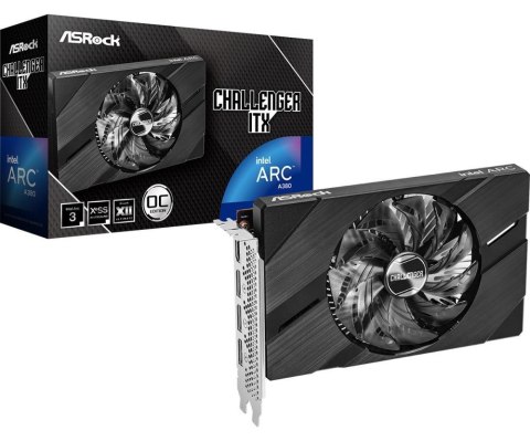 Asrock Challenger Intel Arc A380 ITX 6GB OC GDDR6