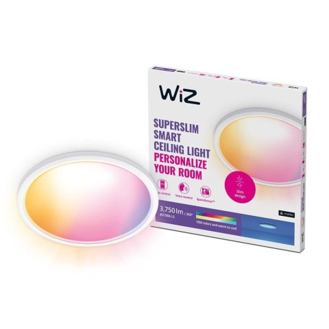 WiZ | Sufit Smart WiFi SuperSlim 545mm, biały | 32 W | 2200-6500 K (RGB)