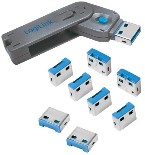 LOGILINK AU0045 Blokada zabezpieczająca porty USB