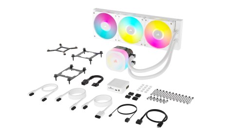 CORSAIR WAK iCUE LINK TITAN 360 RX RGB Biały AIO 360mm