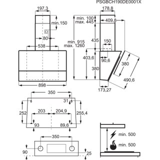 Okap ELECTROLUX LFV619K